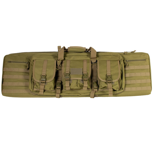 DUPLA FEGYVERTÁSKA - TAN - 105*32CM