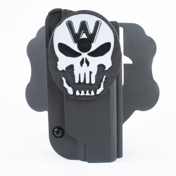 WE 1911 CQC SKULL GYORSTOK - FEKETE