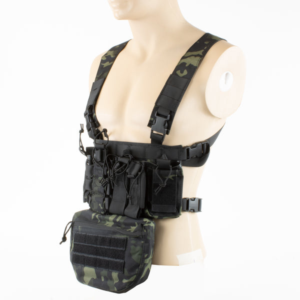 TAKTIKAI MELLÉNY CHEST RIG - BLACK MULTICAM (AP015)