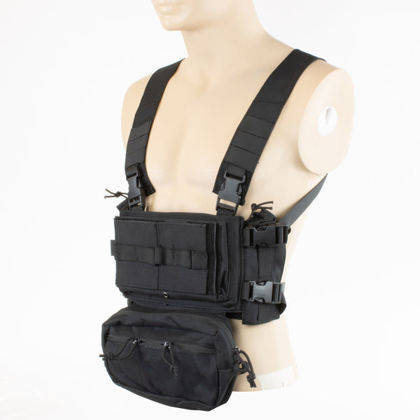 TAKTIKAI MELLÉNY MK3 CHEST RIG - FEKETE (AP017)