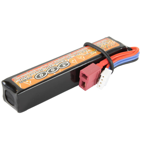 VB POWER 900mAh 20c 11.1V LIPO AEP AIRSOFT AKKUMULÁTOR T-CSATLAKOZÓVAL (AP-908B)