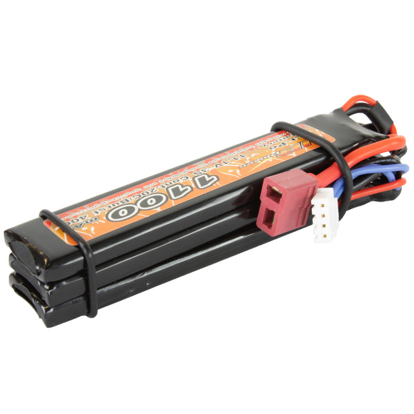 VB POWER 1100mAh 11.1V 20C LIPO AIRSOFT AKKUMULÁTOR T-CSATLAKOZÓVAL - TRIPLE STICK (AP-916B)