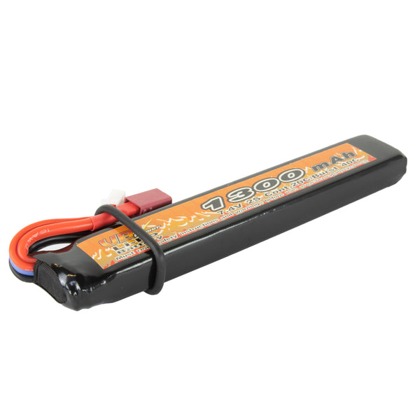 VB POWER 1300mAh 7.4V 20C LIPO AIRSOFT AKKUMULÁTOR T-CSATLAKOZÓVAL - RÚD AKKU (AP-920B)