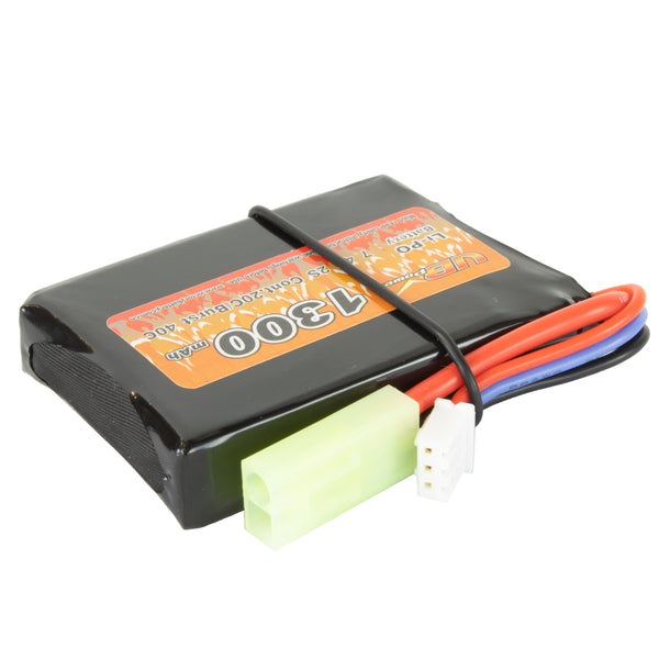 VB POWER 1300mAh 7.4V 20C LIPO AIRSOFT AKKUMULÁTOR - PEQ BOXBA (AP-924)