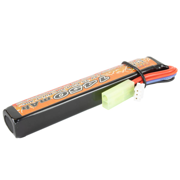 VB POWER 1450mAh 7.4V 20C LIPO AIRSOFT AKKUMULÁTOR - RÚD AKKU (AP-932A)