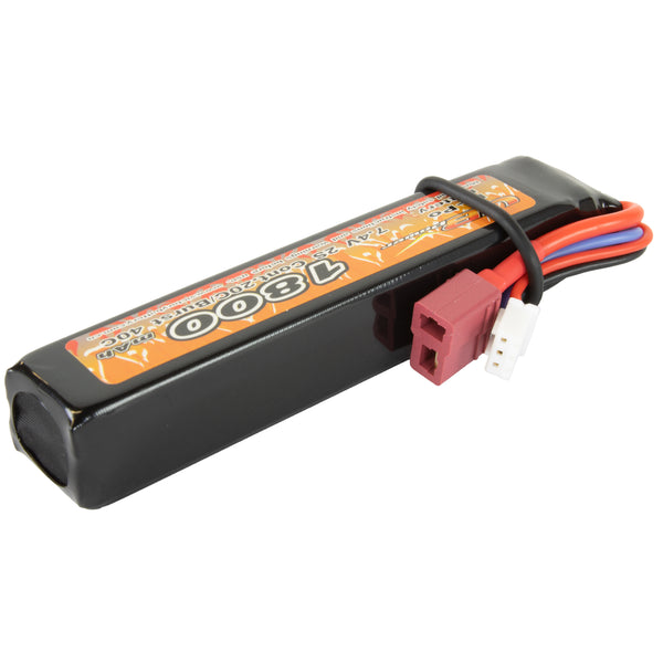 VB POWER 1800mAh 7.4V 20C LIPO AIRSOFT AKKUMULÁTOR T-CSATLAKOZÓVAL (AP-945B)