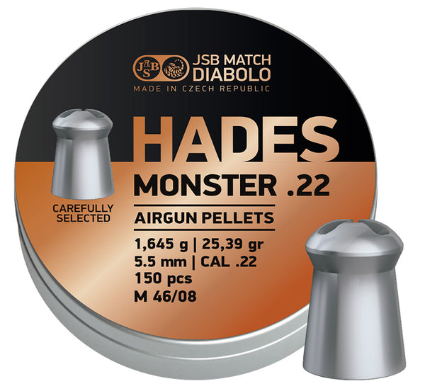 JSB HADES MONSTER CAL .22 5,5 mm 1,645g - 150db