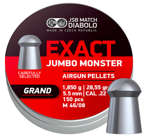 JSB EXACT JUMBO MONSTER GRAND 5,5 mm 1,850g- 150db