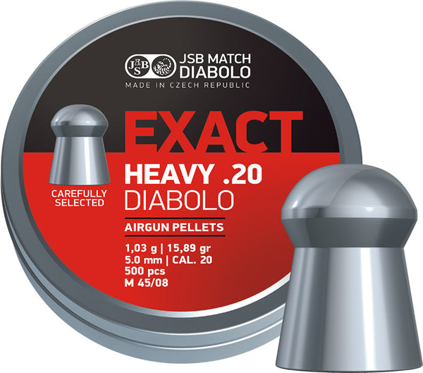 JSB EXACT HEAVY .20 5,0 mm 1,03g - 500db
