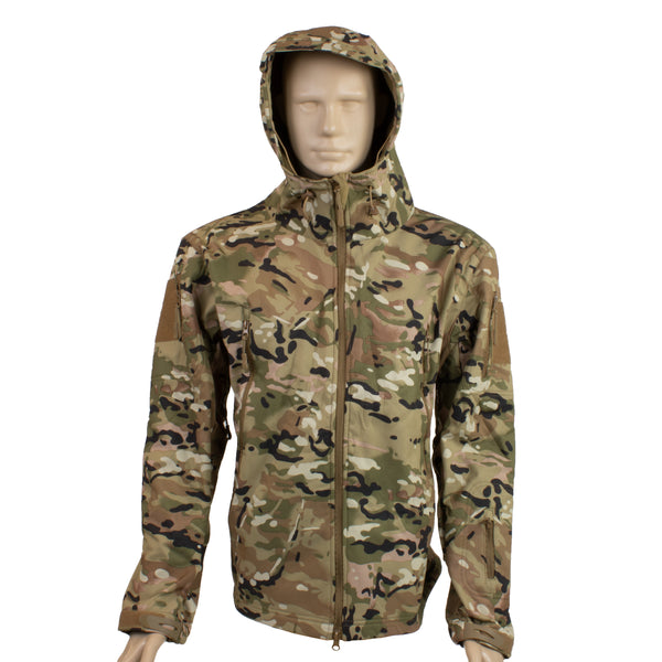 TAKTIKAI SOFTSHELL KABÁT - CAMO - XL