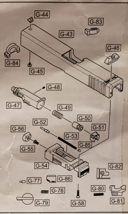 WE GLOCK G18 (G-84)