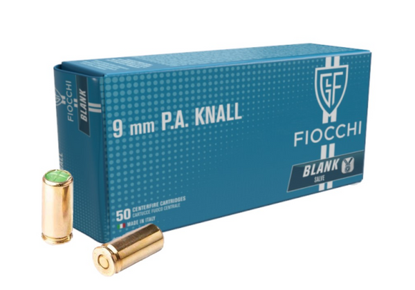 FIOCCHI P.A. KNALL 9 MM RIASZTÓ TÖLTÉNY - MAROKTÁRAS  - 50DB