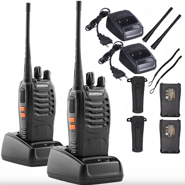 Baofeng 888S (UHF/VHF) kézi adó-vevő Dupla csomag