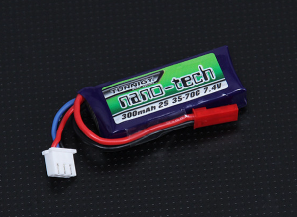 TURNIGY NANO-TECH HPA FCU 300MAH 2S 35~70C LIPO AKKUMULÁTOR 9210000020