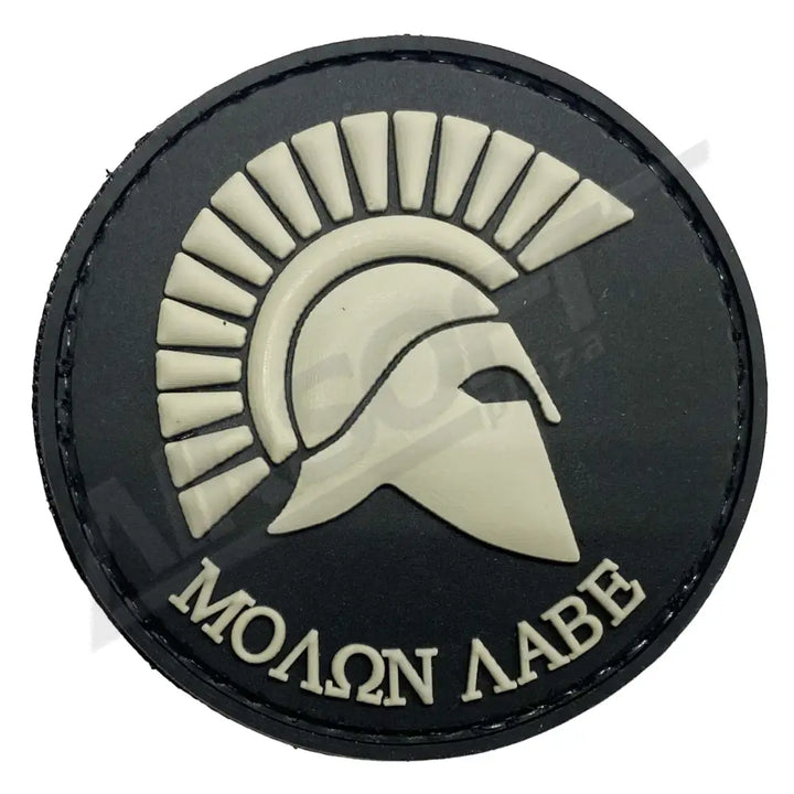 PATCH 0078 - ROUND MOLON LABE - FEKETE