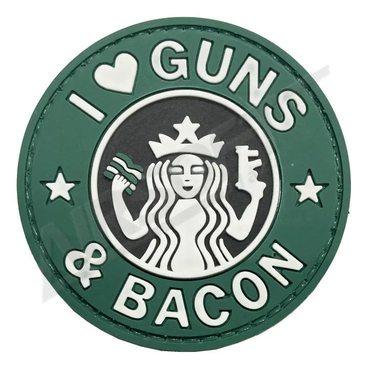 PATCH 0116 - I LOVE GUNS - OD