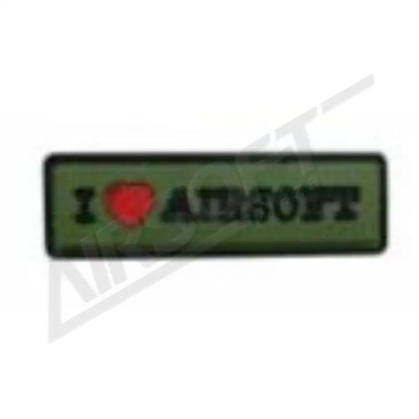 PATCH 0293 - I LOVE AIRSOFT - OD