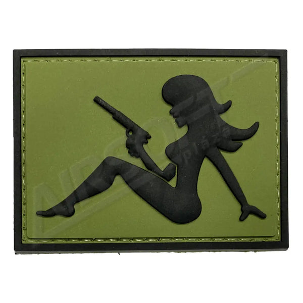 PATCH 0298 - GIRL WITH PISTOL - OD