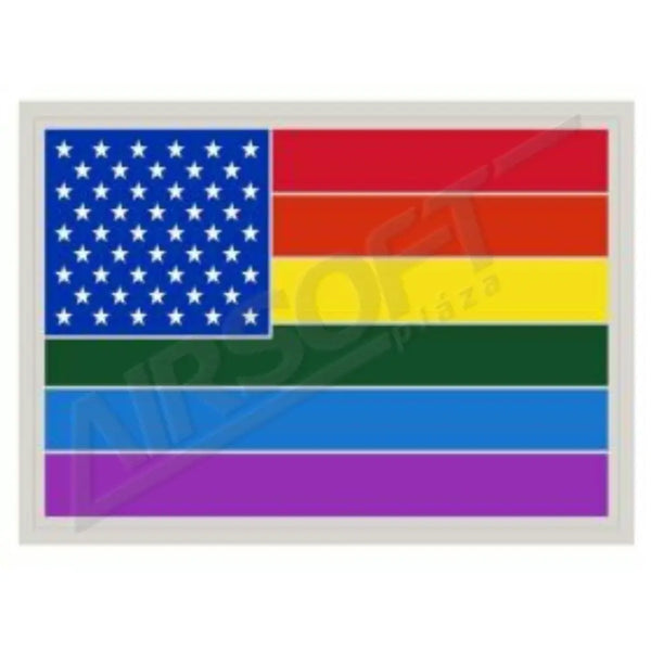 PATCH 0393 - US ZÁSZLÓ RAINBOW/SZIVÁRVÁNY LGBT