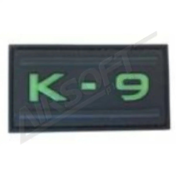 PATCH 0543 - K9 GLOW - FEKETE