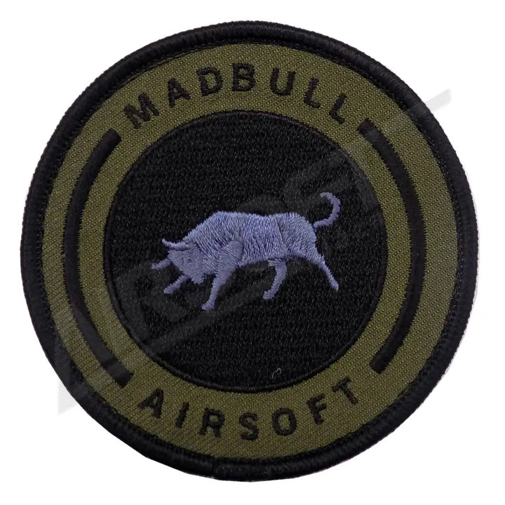 PATCH 0550 - MADBULL (ZÖLD) HÍMZETT TÉPŐZÁRAS