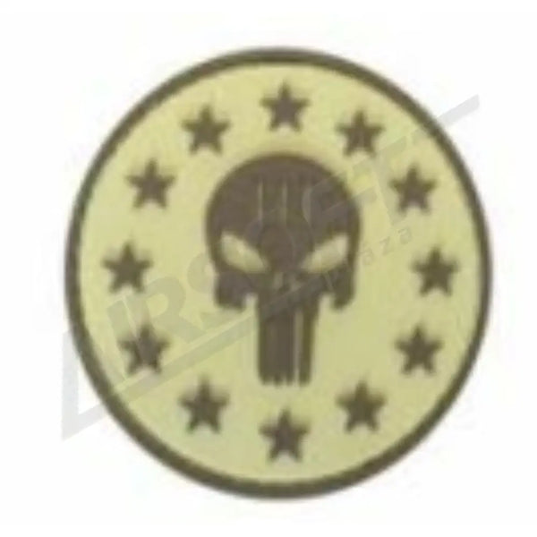 PATCH 0602 - PUNISHER STARS THREE PERCENTER - TAN