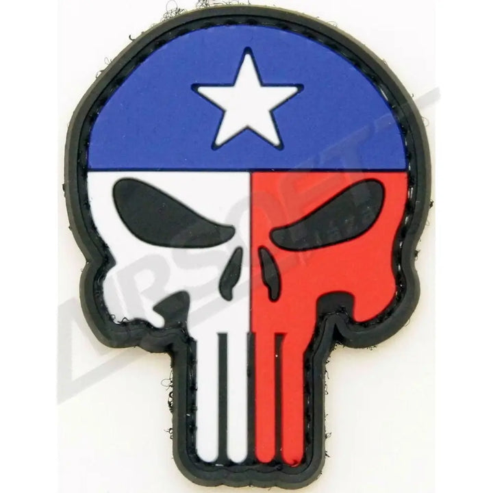 PATCH 0706 - PUNISHER SKULL TEXAS – www.airsoftplaza.hu