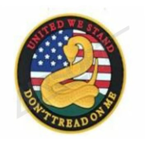 PATCH 0734 - UNITED WE STAND DON'T TREAD ON ME - SÁRGA