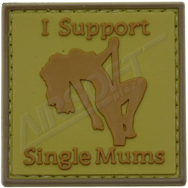 PATCH 0737 - I SUPPORT SINGLE MUMS - TAN