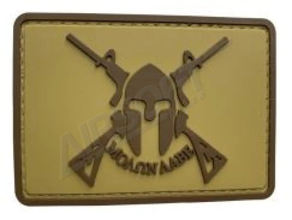 Patch 0769 - Molon Labe Sparta Gun Tan Felvarrók