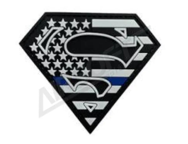 Patch 0773 - Superman Shield Fekete Felvarrók