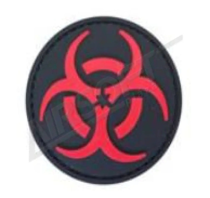 Patch 0779 - Biohazard Kör Pvc Fekete-Piros Felvarrók