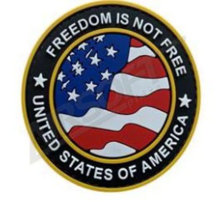 Patch 0791 - Freedom Is Not Free Usa Fekete Felvarrók