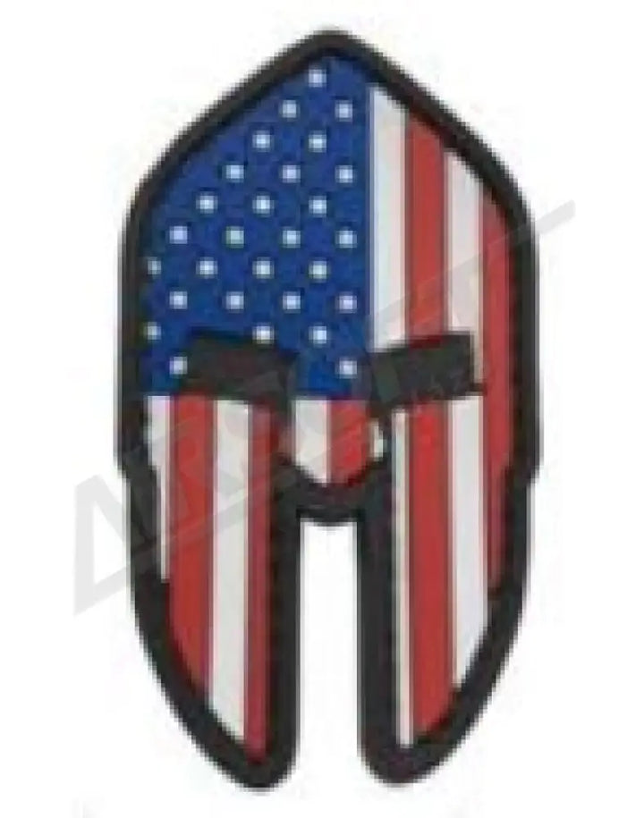 Patch 1019 - Us Zászló Spartan Helmet Felvarrók