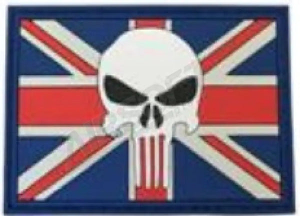 Patch 1030 - Uk/Egyesült Királyság Zászló Punisher Felvarrók