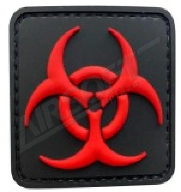 Patch 1058 - Biohazard Square Black And Red Felvarrók