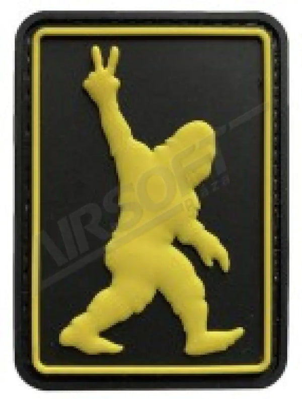 Patch 1065 - Oh Yeah Big Foot Black Yellow Felvarrók