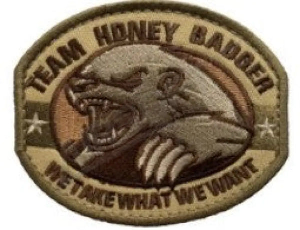 Patch 1168 - Team Honey Badger We Take What Want Felvarrók