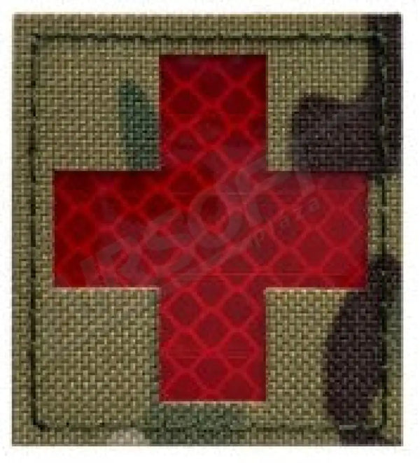 Patch 1209 - Fényvisszaverős Medic Kereszt Multicam Felvarrók