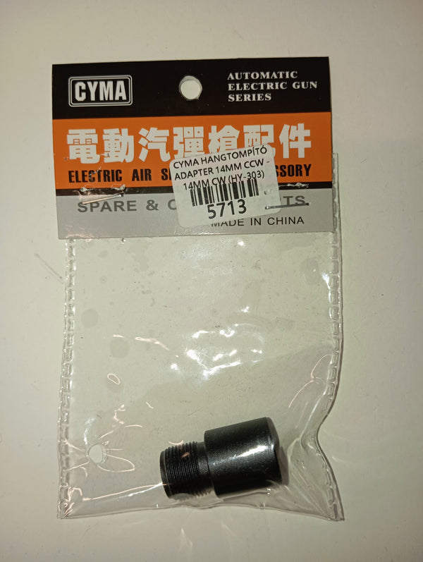 CYMA HANGTOMPÍTÓ ADAPTER 14MM CCW - 14MM CW (HY-303)