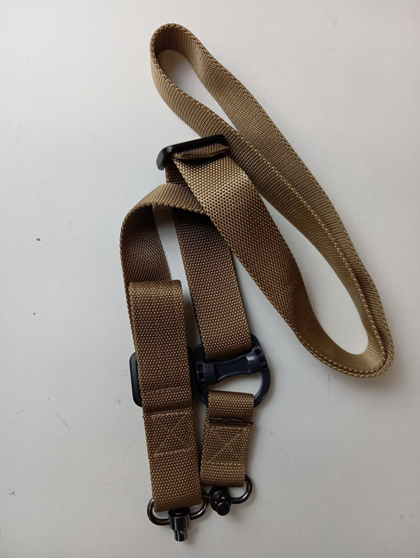 TAKTIKAI KÉT/EGY PONTOS MS4 FEGYVERSZÍJ - TAN (AP006)