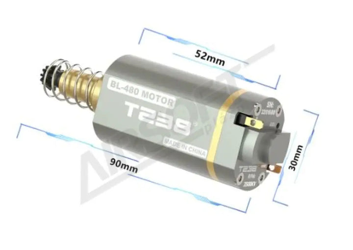 T238 Brushless Nagynyomatékű És -Sebességű Hosszú Motor - 33000Rpm Motorok