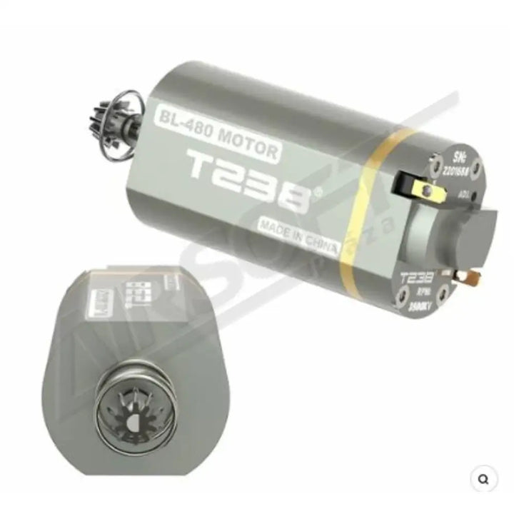 T238 BRUSHLESS NAGYNYOMATÉKŰ és -SEBESSÉGŰ RÖVID MOTOR - 33000rpm