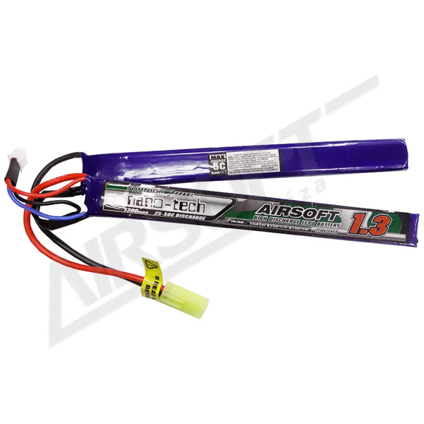 Turnigy nano-tech 1300mah 2S 25~50C Lipo Airsoft akkumulátor NG1300B.2S.25