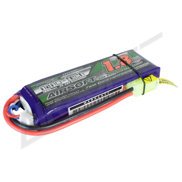 Turnigy Nano-Tech 1800Mah 3S 25-50C Lipo Airsoft Akkumulátor Ng1800A3S25 Akkumulátorok