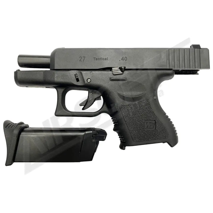 WE GLOCK 27 GEN.3 GREEN GÁZ GBB - FEKETE