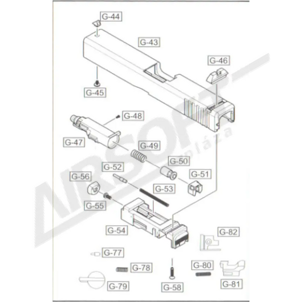 WE GLOCK G17 DUGATTYÚHÁZ SZETT (G-47)