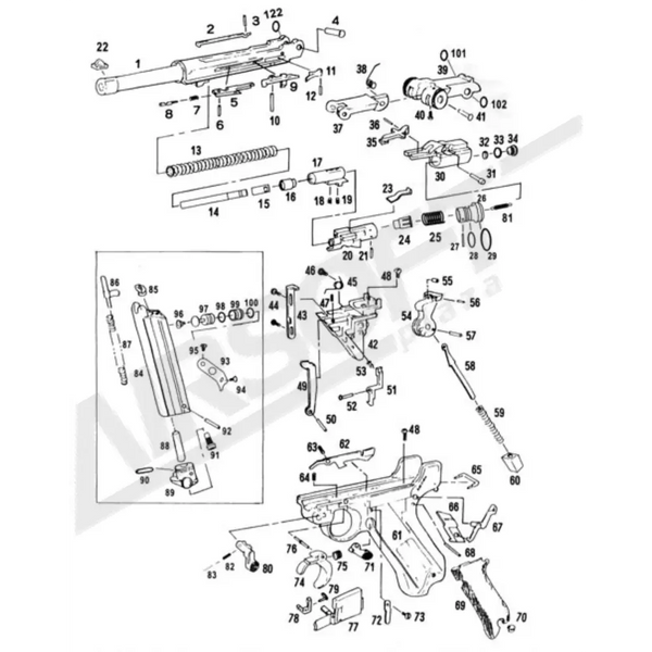 WE P08 LUGER STIFT (#10)