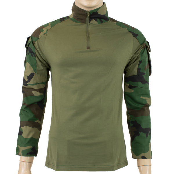 COMBAT SHIRT - WOODLAND - XL