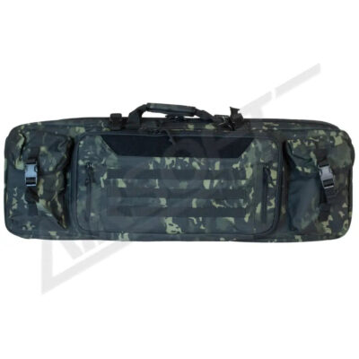 DUPLA FEGYVERTÁSKA - BLACK MULTICAM - 95*30CM